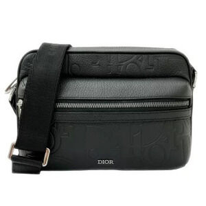 DIOR Rider Zip Messenger Bag Shoulder Leather